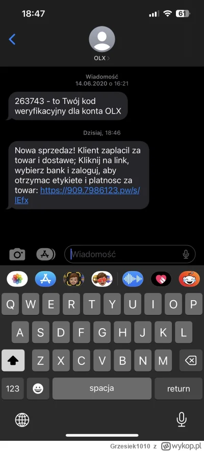 Grzesiek1010 - Wykopki nigdy nic na Olx nie wystawiłem a dziś był ten pierwszy raz i ...