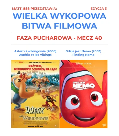 Matt888 - WIELKA WYKOPOWA BITWA FILMOWA - EDYCJA 3!

Tag do obserwacji lub czarnolist...