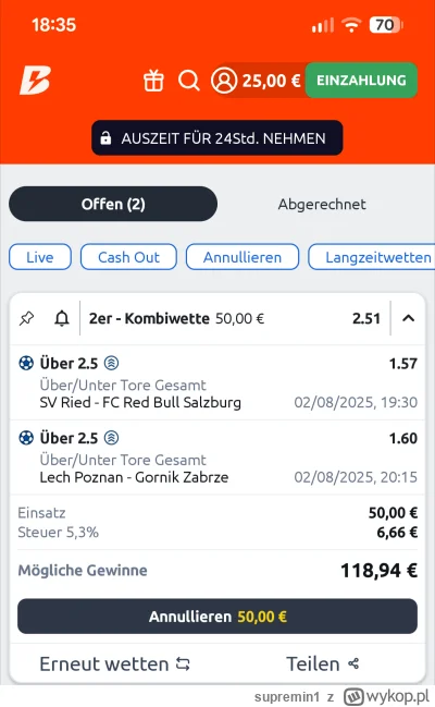 supremin1 - #bukmacherka i to na dziś: