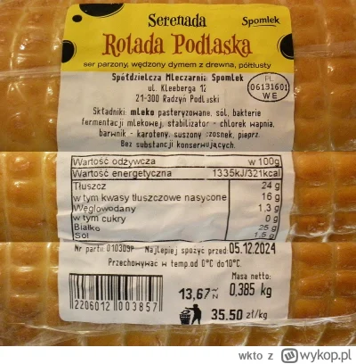 wkto - #listaproduktow
#roladapodlaska kawałek Serenada
aktualny skład oraz producent...