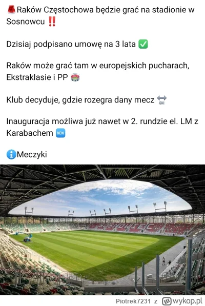 Piotrek7231 - #mecz #ekstraklasa #ligamistrzow #rakow #zaglebiesosnowiec