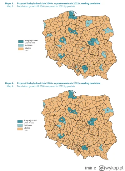 frnk - @Serghio: Mapki z oficjalnej prognozy demograficznej GUSu

Do 2040 zyskują War...