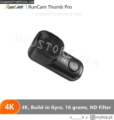 n____S - ❗ RunCam Thumb Pro 4K V2 MINI Action FPV Drone Camera
〽️ Cena: 70.28 USD
➡️ ...