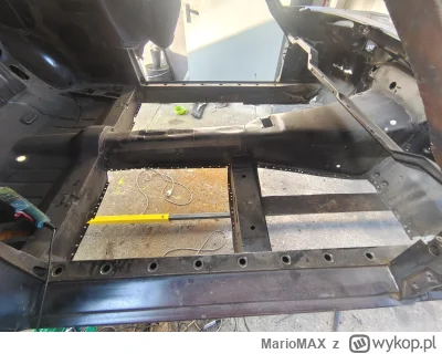 MarioMAX - Dzisiaj dalsze wycinanie podłogi, i otwarcie profila zamkniętego, wygląda ...