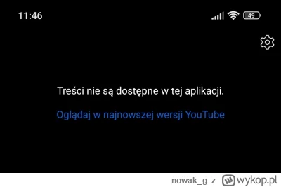 nowak_g - Komuś jeszcze nie działa YouTube Vanced? Zainstalowałem najnowszą wersję i ...