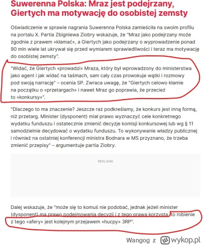 Wangog - Parę lat na karku już mam. Swoje w polityce widziałem, czytałem, oglądałem i...