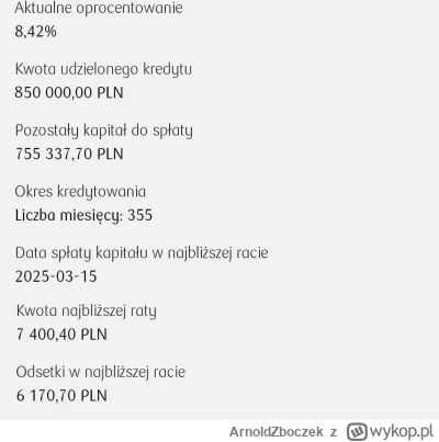 ArnoldZboczek - Jeszcze tylko chwila do własności 3-pokojowego apartamentu i wolności...