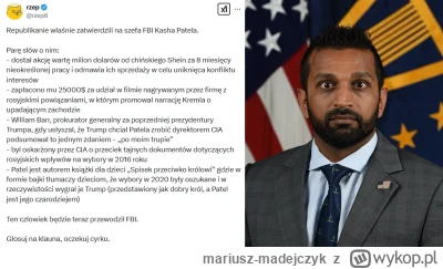 mariusz-madejczyk - Amerykanie mają swojego "Macierewicza" na szczycie FBI. 

To było...