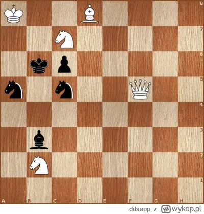 ddaapp - Mat w 2 ruchach dla białych?

##!$%@? #szachy #zagadkiddaapp