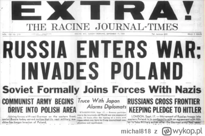 michal818 - Jutro rocznica napaści kacapów na Polskę. Setki tysięcy Polaków bestialsk...