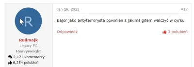 _ftcx0r - #famemma #cloutmma

https://www.mmarocks.pl/szymon-bajor/zostalem-wolnym-za...