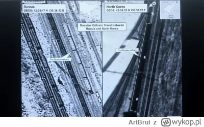 ArtBrut - #rosja #wojna #ukraina #wojsko #krld 

Zdjęcia satelitarne wagonów kolejowy...