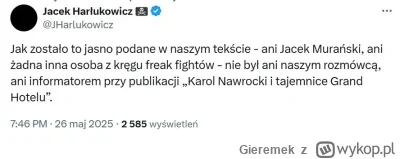 Gieremek - @Plotyn: to niezły "świadek onetu"
Usuń konto manipulancie.