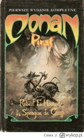Cinex - 106 + 1 = 107

Tytuł: Conan pirat
Autor: Robert E. Howard
Gatunek: fantasy, s...