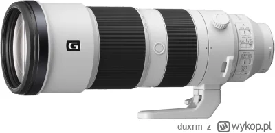 duxrm - Wysyłka z magazynu: PL
Sony FE 200–600 mm f/5.6–6.3 G OSS teleobiektyw zmienn...