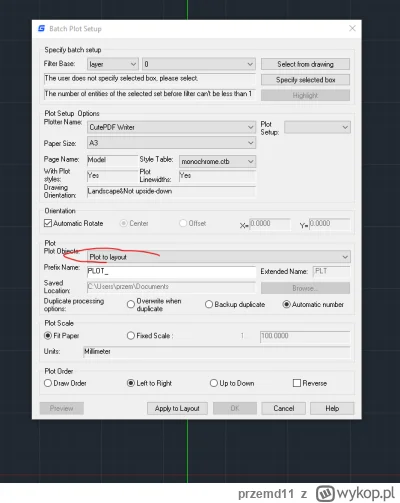 przemd11 - @WaldemarBatura: jest opcja - batch plot w gstarcadzie ktora zrobi autom l...