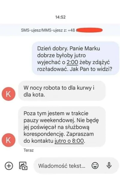 STALKER_ - Pamiętajcie mirki w nocy to robota dla k---y albo kota xD
#heheszki #praca...