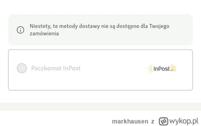 markhausen - @Xeer77 InPost nie pozwala do paczkomatu zamówić żwirku xD czyli kurier ...