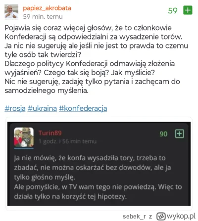 sebek_r - Pojawia się co raz więcej doniesień, że to politycy Konfederacji mogą być o...