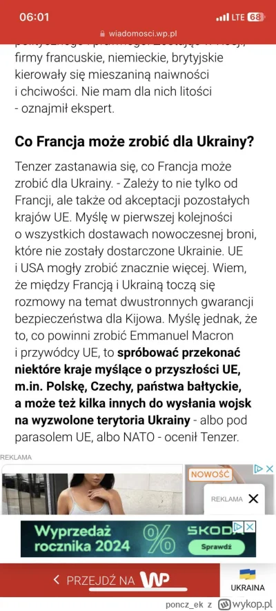 ponczek - @mirkoanonim: Wspólna armia Europejska = mobilizacja w Polsce i śmierć na U...