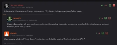 jankes83 - "Pola racja konfederacja" 
"Sługom niemieckim mówimy papa"

Ale faszystów ...