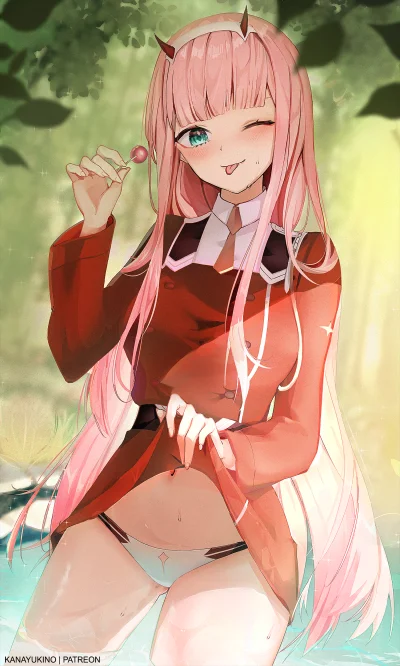 Nadajezpiwnicy - #anime #randomanimeshit #darlinginthefranxx #zerotwo #pantsu #blushe...