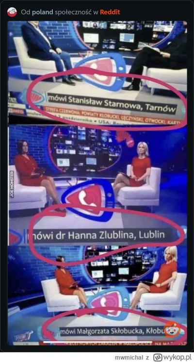 mwmichal - Starnowa xD Zlublina xD Skłobucka xD co za debile tam pracują xD 

#tvrepu...