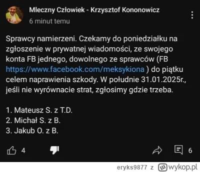 eryks9877 - #kononowicz 
ON MA NARZĘDZIA 
AH TEN GÓRSKI DIABEŁEK

Ja jednak proponuję...