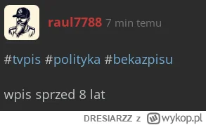DRESIARZZ - >To chyba sprzed 8 lat?

@Wsciekly111:
