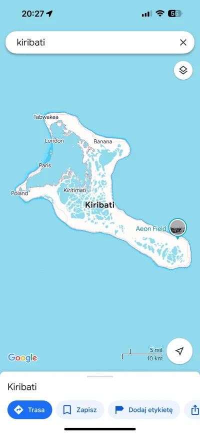 Login88922 - Kiribati.
Ciekawe miejsce na ziemii.
Jedyny kraj, który znajduje się na ...
