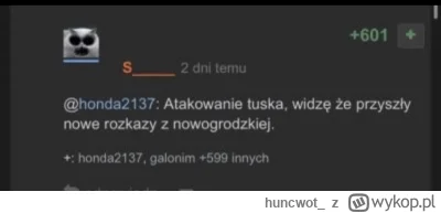 huncwot - @Javert012824: uuuuuu nowe rozkazy przyszły 
 @mk321 Dzięki za wyjaśnienie ...