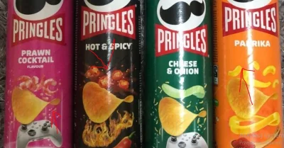 edek-ecki - @edek-ecki: Tymczasem w oryginalnych Pringles łączenie po pierwsze nie je...