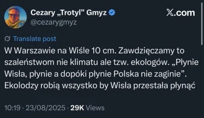 KIaudik - Globalne ocieplenie: powoduje susze
husarz polack patryjota: YYYY lewactwo ...