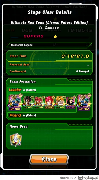 NepNepu - #dokkanbattle nowy stage red zone wydaje się bardzo ciekawy, tak ciekawy że...