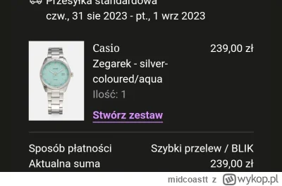 midcoastt - jak ktoś planuje kupić taki zegarek, to polecam patrzeć na Zalando, bo od...