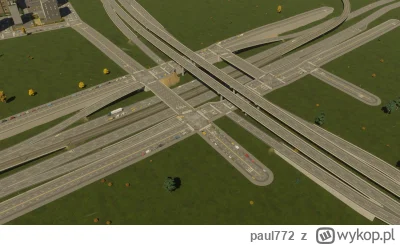 paul772 - #citiesskylines  dzisiaj pracowałem nad umieszczeniem autostrady poniżej po...