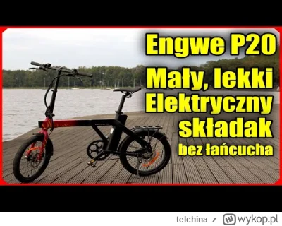 telchina - Mam już wiele rowerów Engwe, ale pierwszy raz mam tak mały i tak lekki row...