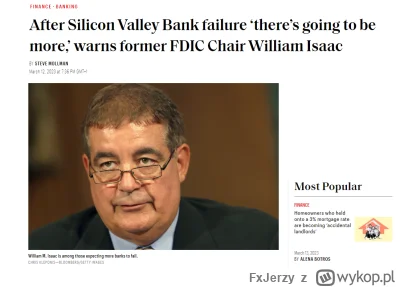 FxJerzy - Po porażce Silicon Valley Bank "będzie ich więcej", ostrzega były przewodni...