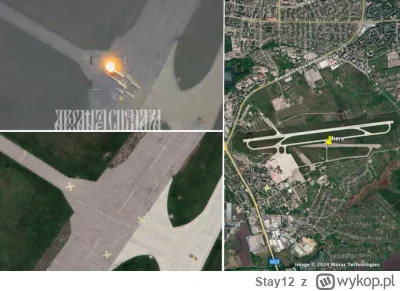 Stay12 - >Rosja zbombardowała obiekt wojskowy na międzynarodowym lotnisku w mieście K...