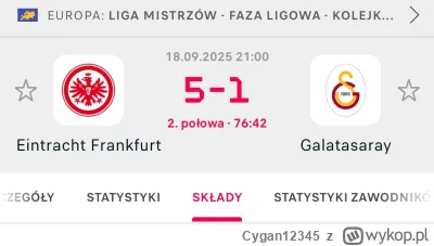 Cygan12345 - Kolejne potwierdzenie jak przehajpowana jest liga turecka. My ich zaraz ...