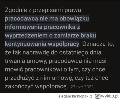 eleganckichlopak - To jest jedna z większych patologii w kodeksie pracy, a właściwie ...