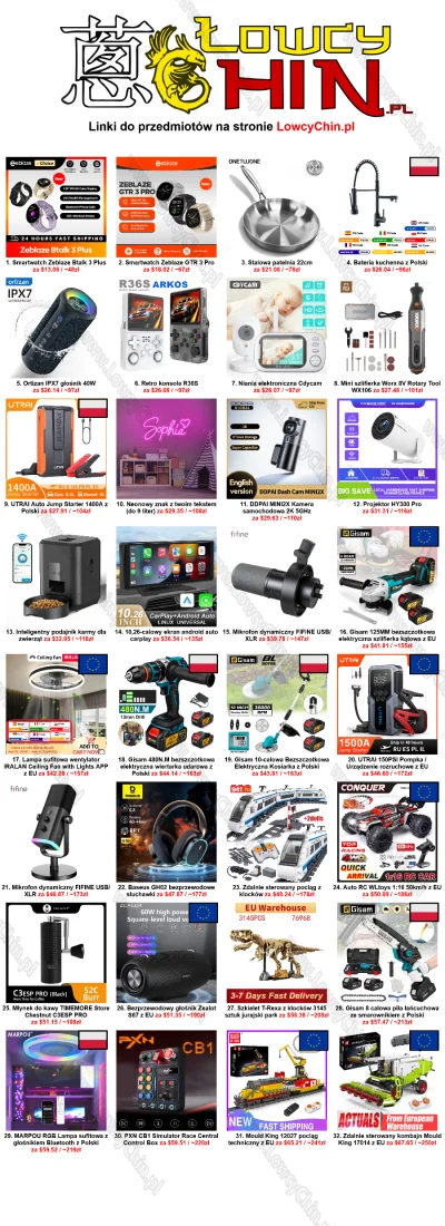 LowcyChin - Cześć, poniżej w tagu #lowcychin prezentuję ciekawe kupony i promocje do ...