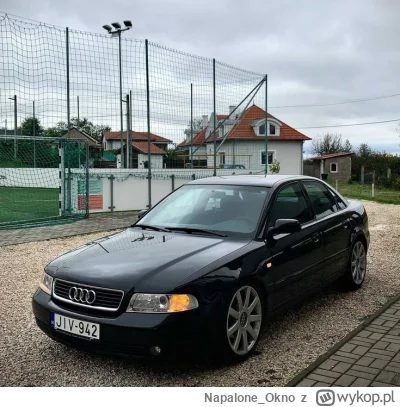 Napalone_Okno - Chłop chyba będzie zbierał na Audi A4 B5. Podoba mi się auto i wogule...