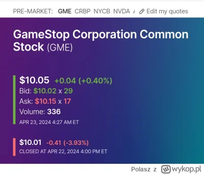 Polasz - Lista obecności premarket 
#gme