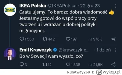 RunAway268 - Jak to jest w ogóle możliwe, że sklep z meblami #!$%@? się w politykę mi...