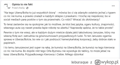 leburaque - #humorobrazkowy #heheszki #uber #bolt #polska #januszebiznesu #januszex