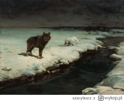 szarytkarz - "Wilki"
Alfred Wierusz-Kowalski 
(lata 80. XIX wieku)

#obrazy #malarstw...