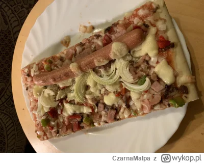 CzarnaMalpa - Pizza prostokatna 1kg z biedry to jest to.Lubie dodac jakis dodatkowy s...