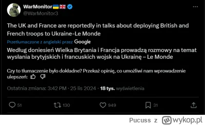 Pucuss - Wygląda na to, że będzie robiony porządek z kacapami, fajnie, że chociaż raz...