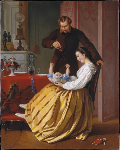 Loskamilos1 - Conversation piece, obraz wykonała Lilly Martin Spencer w roku 1852.

#...